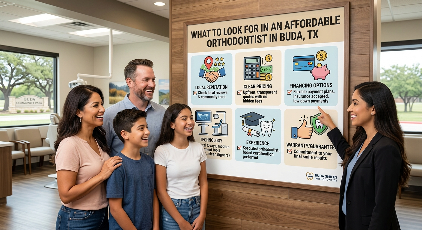 What to Look for in an Affordable Orthodontist in Buda, TX