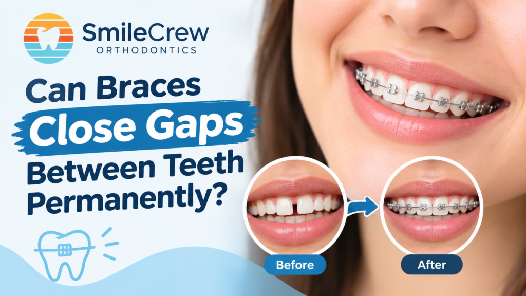 Can Braces Close Gaps Between Teeth Permanently?